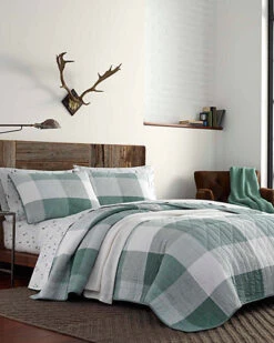 Eddie Bauer Oulder Plaid Quilt Set Home