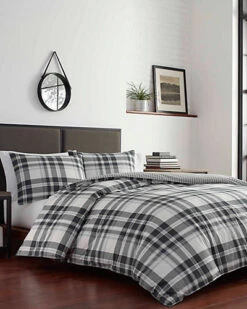 Eddie Bauer Coal Creek Plaid Comforter Set Home