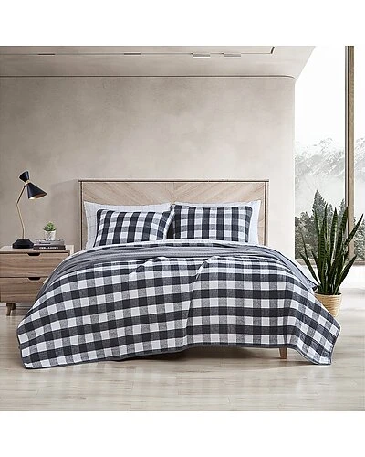Eddie Bauer Lakehouse Plaid Reversible Quilt Set Home 1 Eddie Bauer Lakehouse Plaid Reversible Quilt Set Home