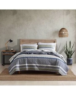 Eddie Bauer Salmon Ladder Reversible Quilt Set Home