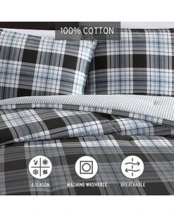 Eddie Bauer Lewis Plaid Cotton Comforter Set Home -Eddie Bauer 3030270249 RLLD 3