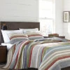 Eddie Bauer Salmon Ladder Stripe Quilt Set Home