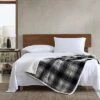 Eddie Bauer Vail Plaid Ultra Soft Plush Fleece Reversible Throw Blanket Home