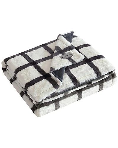 Eddie Bauer Nkhouse Plaid Fur Like-Reversible Throw Blanket Home 2 Eddie Bauer Nkhouse Plaid Fur Like-Reversible Throw Blanket Home - Image 2