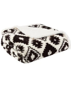 Eddie Bauer Rock Creek Printed Sherpa Throw Home