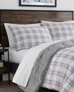 Eddie Bauer Sherwood Plaid Micro Suede Comforter Set Home