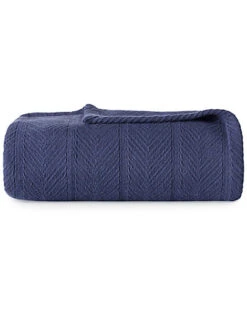 Eddie Bauer Herringbone Cotton Blanket Home