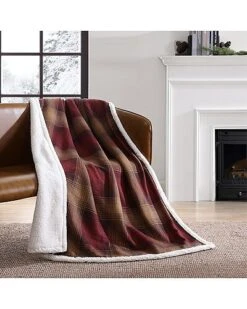Eddie Bauer Nordic Plaid Throw Home
