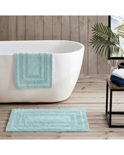Eddie Bauer 2Pc Blue Bath Rug Set Home