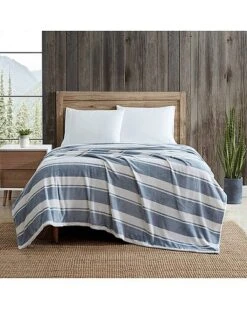Eddie Bauer Stones Throw Stripe Pebble Blanket Home