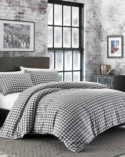 Eddie Bauer Preston Flannel Comforter Set Home