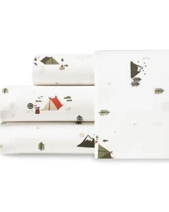 Eddie Bauer Cascade Camping Percale Sheet Set Home