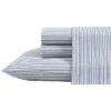 Eddie Bauer Ticking Stripe Percale Sheet Set Home