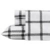 Eddie Bauer Nkhouse Plaid 100% Cotton Flannel Sheet Set, Brown Home
