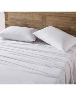 Eddie Bauer Solid 100% Cotton Flannel Sheet Set Home