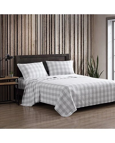 Eddie Bauer Lakehouse Plaid 100% Cotton Flannel Sheet Set Home 1 Eddie Bauer Lakehouse Plaid 100% Cotton Flannel Sheet Set Home