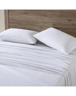 Eddie Bauer Trail Stripe 100% Cotton Flannel Sheet Set Home