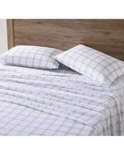Eddie Bauer Westridge Plaid 100% Cotton Flannel Sheet Set Home