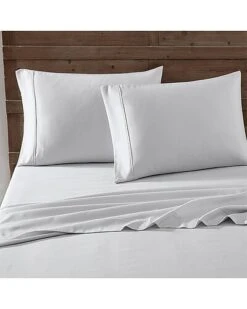 Eddie Bauer Signature Solid Cotton Blend 500Tc Sateen Sheet Set Home